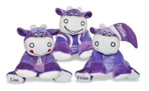 Quality Purple Stuffed Milk Cow Animal Promotional Gifts Toys 8 Inch CE Standard wholesale