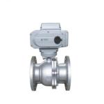 Stainless Steel 2 PC Ball Valve Flange Connection With Regulation Motorized