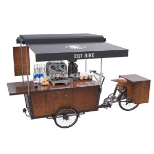 Quality Tricycle Street Vending Disc Brake Coffee Bike Cart wholesale