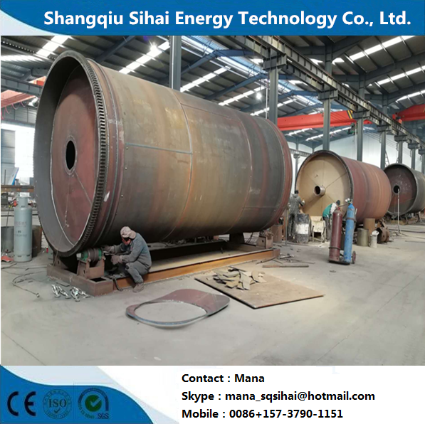 Waste Plastic Pyrolysis Machine with High Oil Output and User-friendly Control Panel