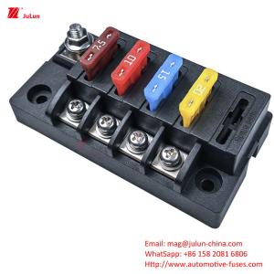 Quality Heavy Duty Vehicle Parts 30A-500A Rated Voltage 32V Circuit Protection Fuse Box For Electric Motor Homes wholesale