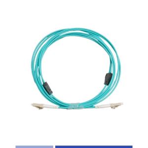 Quality Multimode OM3 Armored Fiber Optic Patch Cord Duplex 1m LSZH Jacket Lc To Lc Fibre Cable wholesale