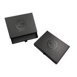 Silk Screen Printing Private Label Luxury Hair Extension Packaging Box Black