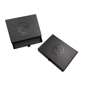 Quality Luxury Black Magnetic Sealing Gift Box with Matte Finish and Paperboard Material wholesale