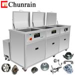 3-Tank Ultrasonic Cleaner For aluminum parts Stainless steel parts with cleaning
