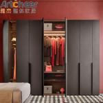 Modern Wooden Wardrobe Almari Furniture Portable Closet For Bedroom Storage