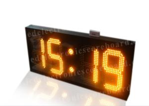 China Amber Color Electronic Countdown Timer , Outdoor Type Countdown Led Clock on sale