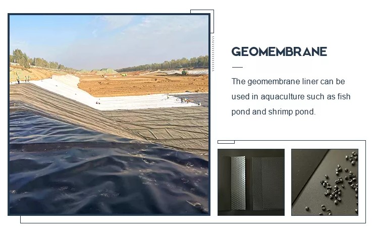 100% Virgin Material ASTM Standard GM13 HDPE Geomembrane Liner 0.3mm 0.5mm 1.0mm 1.5mm 2.0mm For Landfill / Shrimp Pond