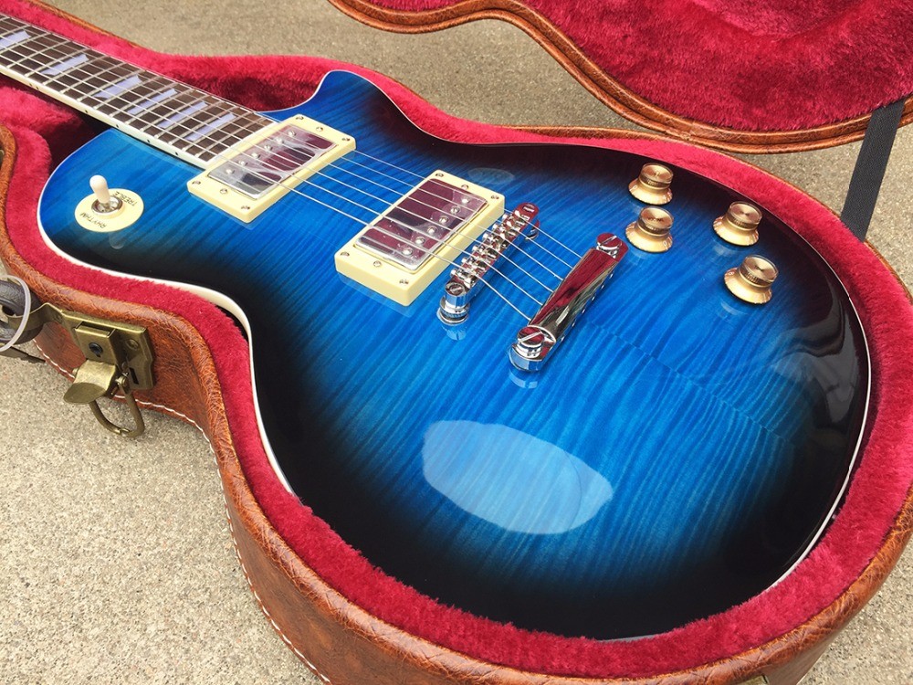 Unicorn "Vintage Standard" Honolulu LP Blue Electric Guitar