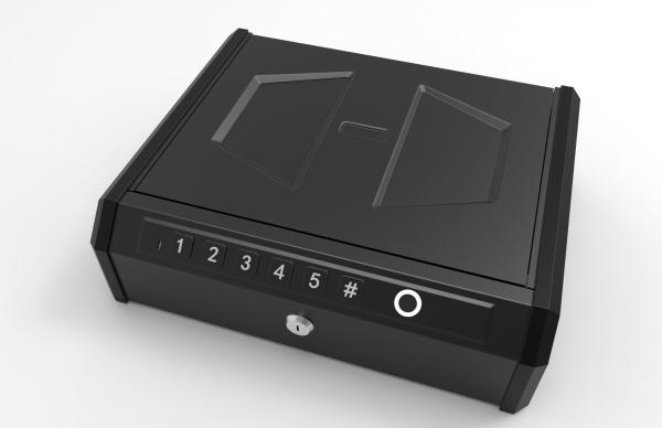 Secure Your Firearms with Biometric Fingerprint Hand Gun Safe Box H100*W360