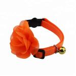 Adorable Flowers Pet Training Collars High Density Polyester Nylon Cat Collar