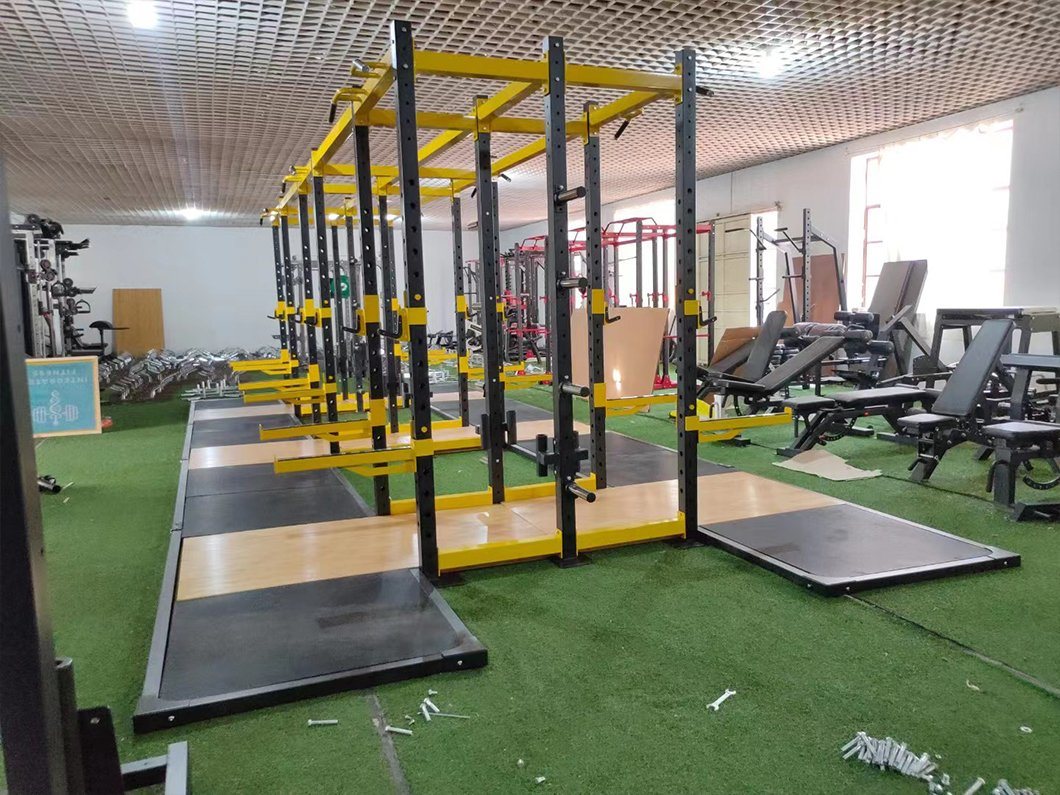 Factory Customized Crossfit Rack Multifunctional Training Rigs Gym Rack with Storage Function