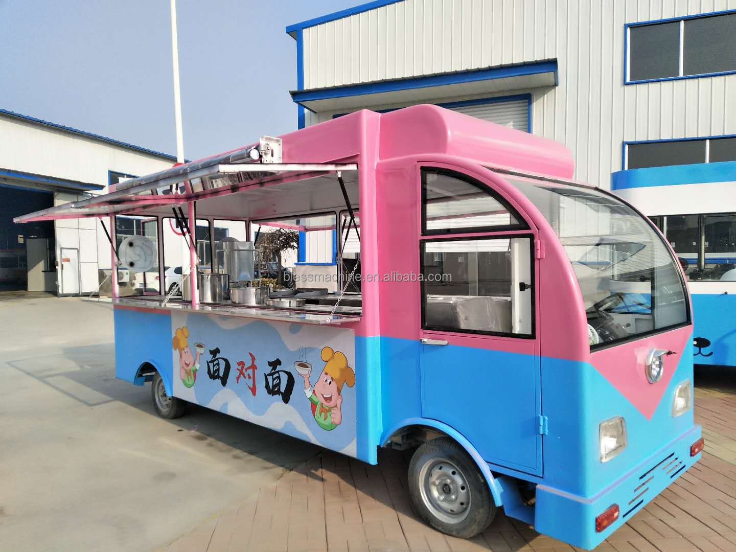 Easy to Operate 2022 Electric Mobile Snack Food Cart/Kiosk/Truck for Home and Abroad