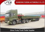 Container transport side wall semi trailer with 600 mm fence