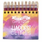 Colourful Offset Printing Desktop Calendar 250gsm-400gsm Kraft Paper Desk
