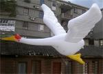 Customized Advertising Inflatables Shaped Helium Balloon , PVC Giant Bird Animal