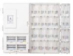 20 Way Single Phase Meter Box , Industrial Indoor Plastic Electric Meter