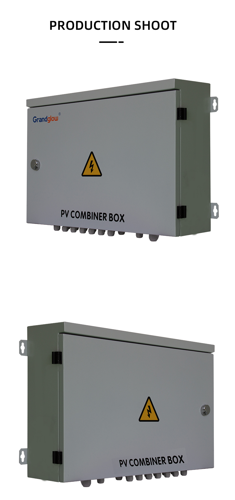 Grandglow PV Combiner Box solar system concentrator PV solar box lighter weight easy installation