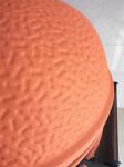 Round Orange Glazed BBQ 54.6cm Kamado Ceramic Grill