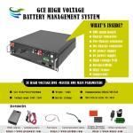 High Voltage BMS 160S512V 125A battery management system 3U Master Slave Lifepo4