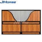 Back Side Horse Stable Partitions Black Powder Coated