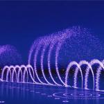 Stainless Color Change Modern 3D Digital Swing Fountain Nozzle Water Fountain