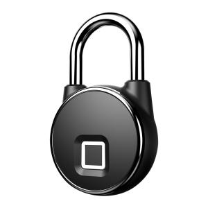 Quality P22 Fingerprint Cabinet Locks No Cylinder Small Round Padlock wholesale
