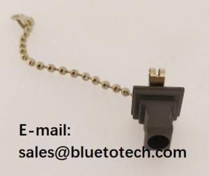 Quality Data Center FTTX SC Fiber Optic Dust Caps With Metal Chain wholesale