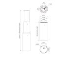 200~400mm Stroke 3 Stage Round Telescoplic Lifting Columns Dual Operation