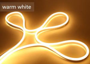 Quality Warm White LED Neon Flex Strip 2.77cm Cuttable Length Anti Aging Jacket wholesale