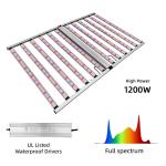 Foldable Full Spectrum 1200W LED Grow Lights For Indoor Vegetables