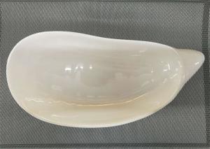 Quality White Melamine Dinnerware Trumpet - Shell - Shape Dish Length 25cm Weight 405g wholesale