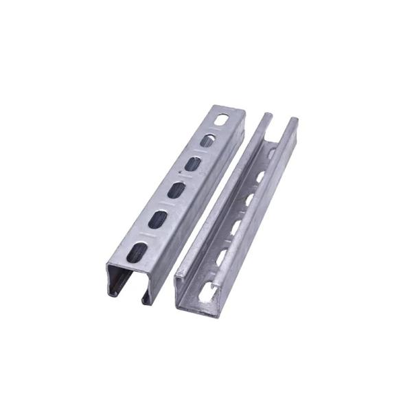 C Shaped Steel With ±1% Tolerance Galvanized Steel Strut Channel For Heavy Duty