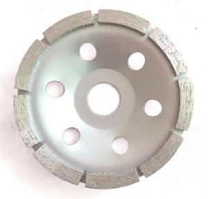 Quality Single Row Diamond Cup Wheel , Metal Bonded Diamond Grinding Wheels wholesale