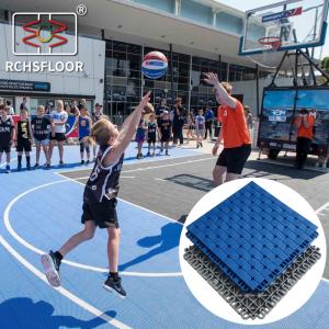 Quality Customized Volleyball Sport Court Tiles TPE Multi Sport Interlocking Tiles wholesale