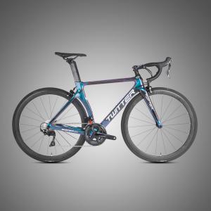 Quality Durable Carbon Fiber Road Bike , Sports Racing Bicycle Reflective Decals Fork wholesale