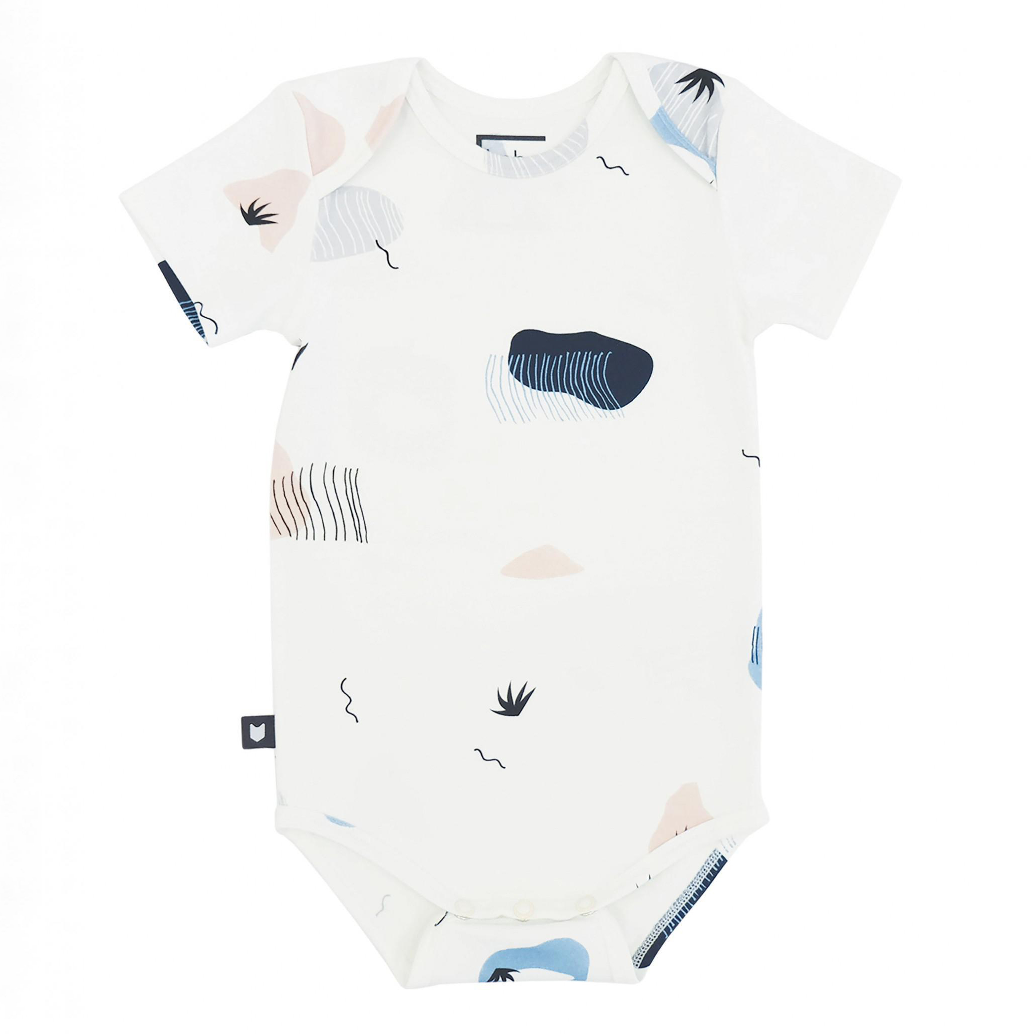 Custom Summer 100% cotton embroidered Stripe Solid Print knitted newborn baby romper