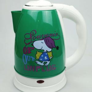 Quality Green Metal Electric Tea Kettle Seamless Welding High Thermal Efficiency wholesale