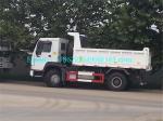 4x2 6 Wheel Dump Truck , Howo Tipper Truck 18m³ Cubage Capacity ZZ3167M3811