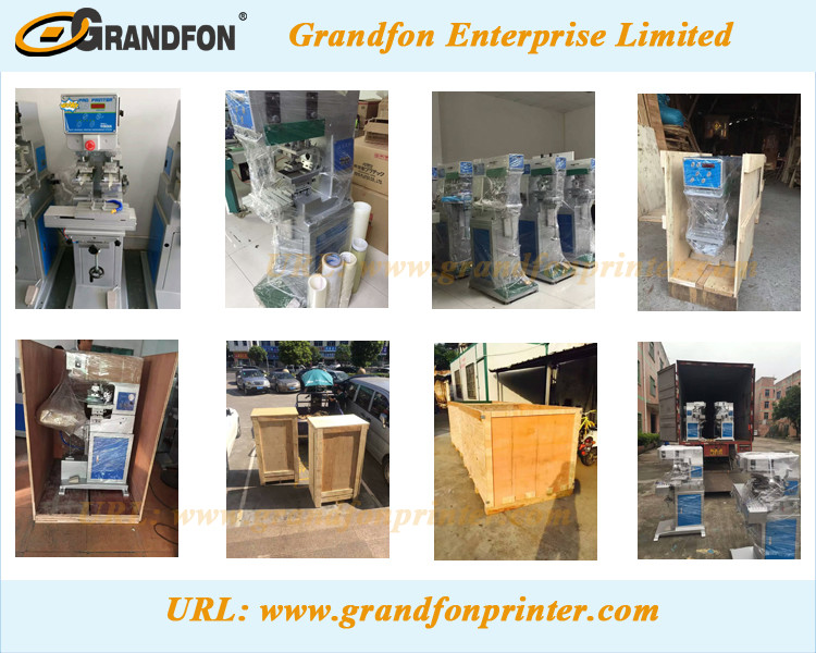 digital pneumatic 2 color pad printing machine with shuttle gift printing