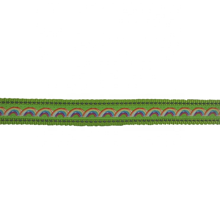 Custom Pattern 5 Ft Dog Leash Powerful Fancy Nylon Dog Lead For Dog Safety