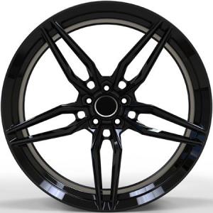 Quality Gloss Black Custom 1-PC Forged Alloy Rims 5x112 Staggered 21 and 22 inch For Benz GLC wholesale