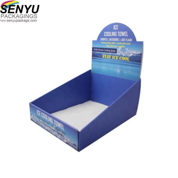 Counter Cardboard Product Display Stands For Candy Energy Protein Chocolate Bar