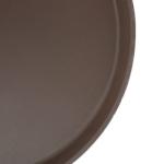 Fiberglass Serving Trays Room Service Equipments 14mm Round Non Skid Dia. 35.5cm