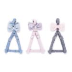 Adjustable 100% Cotton Bow Tie Girl Dog Collar And Leash Set With Bowknot