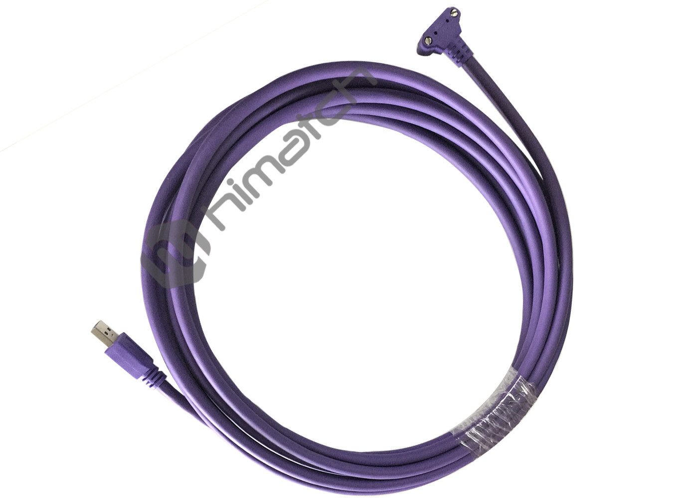High Flexible USB3 A Male to Micro B Right Angle Male cable with Recessed Screws for Moving System