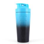 Insulation Protein Shaker Stainless Steel Drink Bottles Gradient Powder Coating