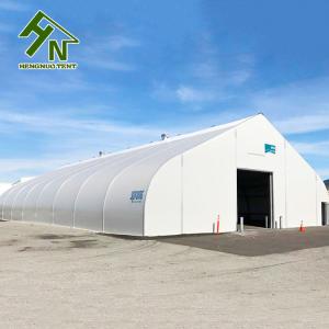 Quality Curved 30m Wide Portable Garage Tent Permanent Logistics Storage Shelter Marquee wholesale