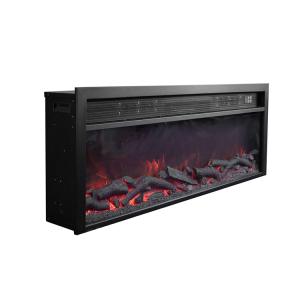Quality 2000mm Recessed Electric Fireplace Fake Charcoal Strong Bluetooth Speakers wholesale
