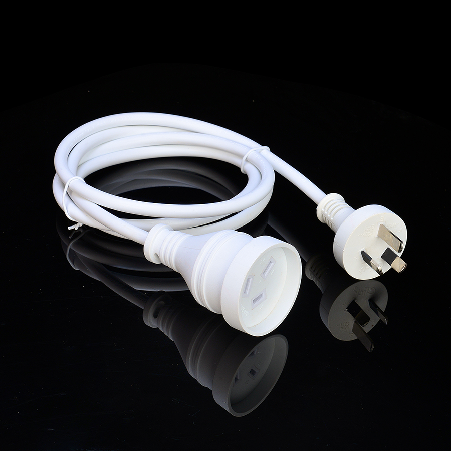 Australian SAA Standard Plug Laptop Power Cord IEC Female End Type 10-15A Rated Current for Home Appliances